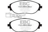 EBC 12+ Volkswagen CC 3.6 Ultimax2 Front Brake Pads