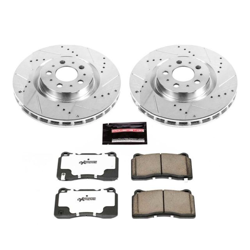 Power Stop 04-07 Volvo S60 Front Z26 Street Warrior Brake Kit