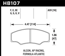 Load image into Gallery viewer, Hawk CP2361/CP3228/CP5104/CP5144 AP Racing DTC-70 Brake Pads