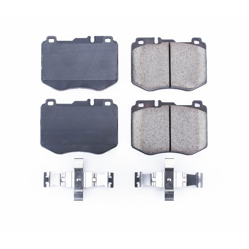 Power Stop 15-17 Mercedes-Benz C300 Front Z17 Evolution Ceramic Brake Pads w/Hardware