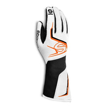 Load image into Gallery viewer, Sparco Gloves Tide K 13 WHT/BLK/ORG