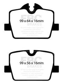 EBC 2019+ BMW Z4 G29 2.0T Greenstuff Rear Brake Pads