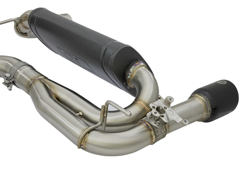 aFe MACHForce XP Exhausts Axle-Back 12-15 BMW 335i 3.0T (SS w/Black Tips)