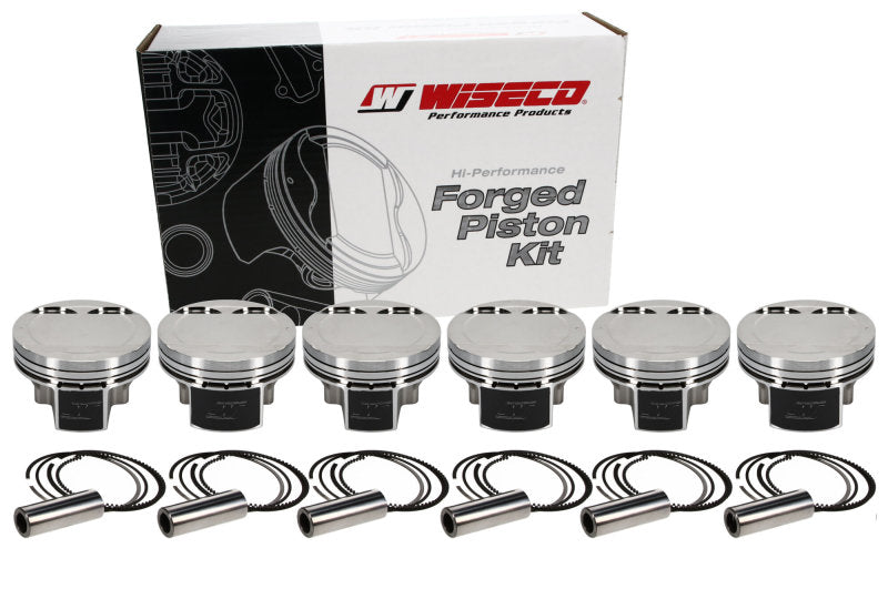 Wiseco Nissan VR38DETT 3.8L 95.5mm Std Bore 1.35inch CH -1.8 Dome Dish 9.5:1 Piston Kit