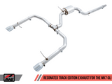 AWE Tuning 18-21 Volkswagen Jetta GLI Mk7 Track Exhaust - Chrome Silver Tips (Fits High-Flow DP)