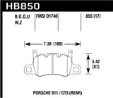 Hawk 2019 Porsche 911 Turbo HPS 5.0 Brake Pads