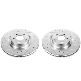 Power Stop 09-14 Mercedes-Benz CL550 Front Evolution Drilled & Slotted Rotors - Pair