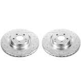 Power Stop 09-14 Mercedes-Benz CL550 Front Evolution Drilled & Slotted Rotors - Pair