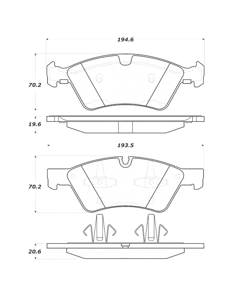 StopTech Street Touring Brake Pads