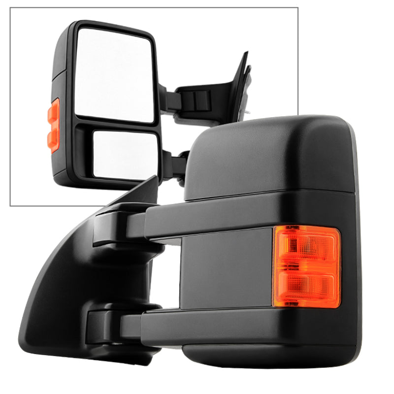 Xtune Ford Superduty 99-14 Manual Extendable Manual Adjust Mirror Left MIR-FDSD08S-MA-AM-L