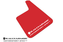 Load image into Gallery viewer, Rally Armor Universal Fit (No Hardware) Motorsport Spec Black UR Mud Flap w/ White Logo