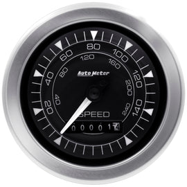 Autometer Chrono 3-3/8in 160MPH Electric Programmable Speedometer Gauge