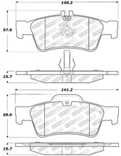 Load image into Gallery viewer, StopTech Street Select Brake Pads w/Hardware - Rear