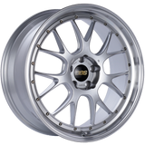 BBS LM-R 21x9 5x120 ET32 Diamond Silver Center Diamond Cut Lip Wheel -82mm PFS/Clip Required