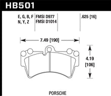 Load image into Gallery viewer, Hawk 03-10 Porsche Cayenne / 07-15 Audi Q7 Blue 9012 Front Race Pads