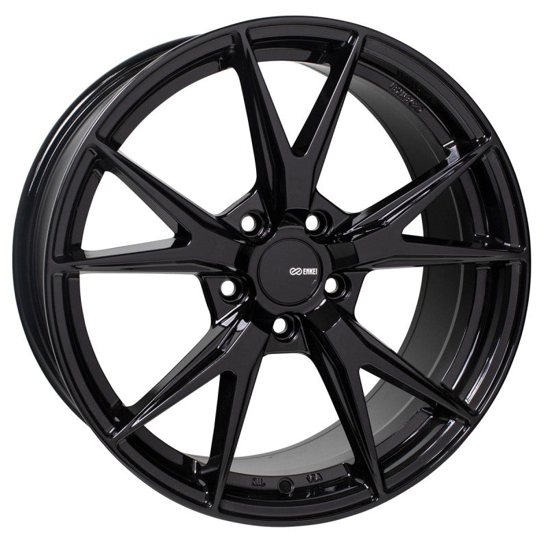 Enkei Phoenix 18x8 45mm Offset 5x112 72.6mm Bore Gloss Black Wheel