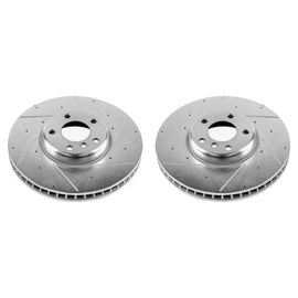 Power Stop 10-17 BMW 535i GT Front Evolution Drilled & Slotted Rotors - Pair