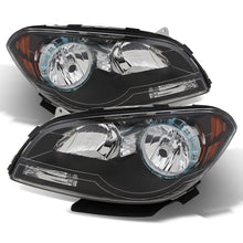 Load image into Gallery viewer, Xtune Chevy Malibu 2008-2012 Crystal Headlights Black HD-JH-CMA08-AM-BK