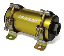 Load image into Gallery viewer, Fuelab Prodigy High Pressure EFI In-Line Fuel Pump - 1500 HP - Gold