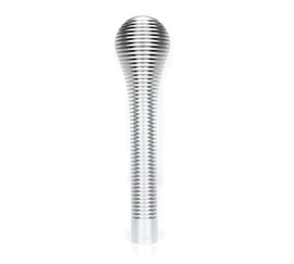 NRG Shift Knob Heat Sink Bubble Head Long Silver