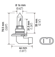 Load image into Gallery viewer, Hella 9005/HB3 12V 100W P20d T4 Halogen Bulb