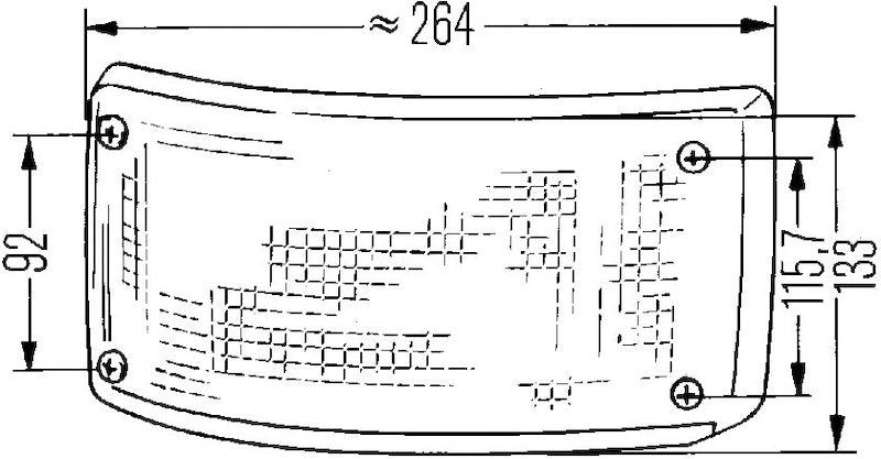 Hella Reversing Lamp 2Zr