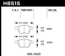 Load image into Gallery viewer, Hawk HPS Street Brake Pads