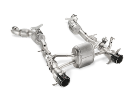 Akrapovic 16-17 Ferrari 488 GTB/488 Spyder Link Pipe Set w/ Cat (SS)