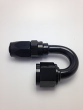 Load image into Gallery viewer, Fragola -12AN Fem x -16AN Hose 180 Degree Expanding Hose End - Black