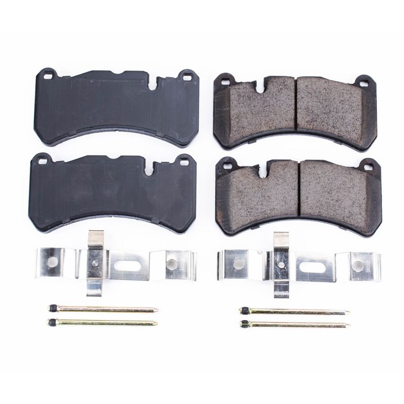 Power Stop 17-18 Alfa Romeo Giulia Front Z17 Evolution Ceramic Brake Pads w/Hardware