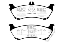 Load image into Gallery viewer, EBC 99-02 Mercedes-Benz M-Class (ML) ML320 3.2 Yellowstuff Rear Brake Pads