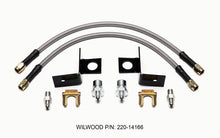 Load image into Gallery viewer, Wilwood Flexline Kit 14 inch -3 M10-1.00 IF 1/8 NPT Straight