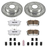 Power Stop 01-05 Audi Allroad Quattro Rear Z26 Street Warrior Brake Kit