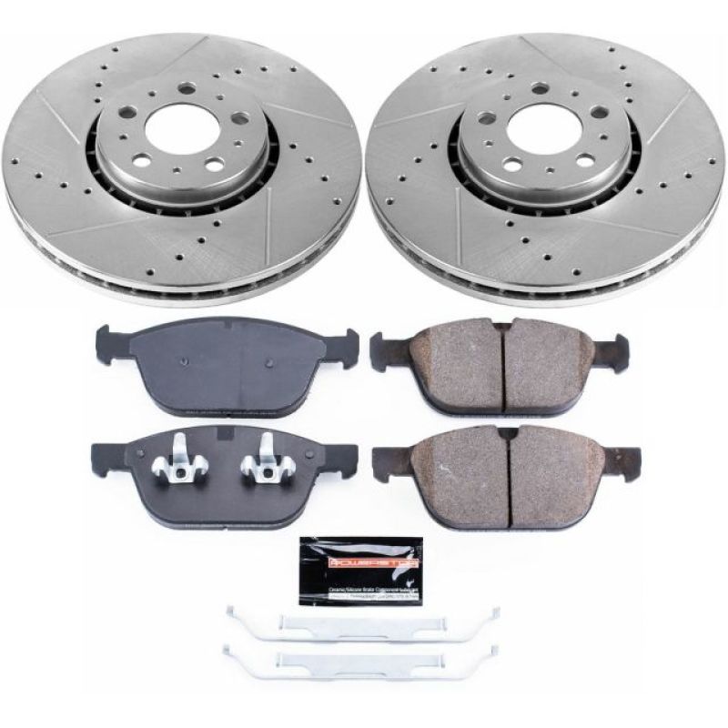 Power Stop 03-14 Volvo XC90 Front Z23 Evolution Sport Brake Kit