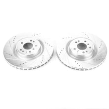 Load image into Gallery viewer, Power Stop 13-16 Mercedes-Benz GL350 Front Evolution Drilled &amp; Slotted Rotors - Pair