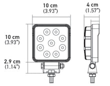 Load image into Gallery viewer, Hella ValueFit Work Light 4SQ 1.0 LED MV CR LT