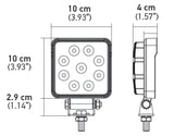 Hella ValueFit Work Light 4SQ 1.0 LED MV LR LT