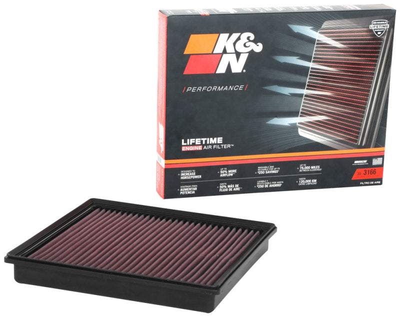 K&N 19-21 Toyota Hiace L4-2.8L F/I Drop In Air Filter