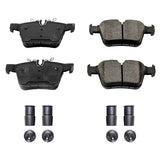 Power Stop 15-19 Mercedes-Benz C300 Rear Z17 Evolution Ceramic Brake Pads w/Hardware