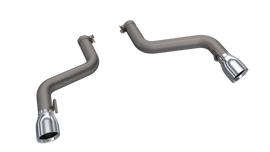 QTP 16-18 Chevrolet Camaro SS 6.2L 304SS Eliminator Muffler Delete Axle Back Exhaust w/4.5in Tips