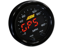 Load image into Gallery viewer, AEM X-Series 0-160 MPH Black Bezel w/ Black Face GPS Speedometer Gauge