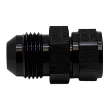 Load image into Gallery viewer, DeatschWerks 8AN Male Flare to Fuel Pump Outlet Barb Adapter - Anodized Matte Black