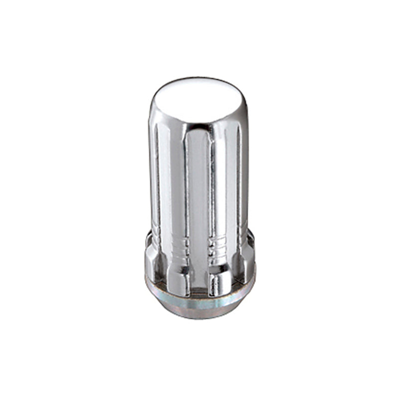 McGard SplineDrive Lug Nut (Cone Seat) 1/2-20 / 1.60in. Length (4-Pack) - Chrome (Req. Tool)