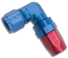 Load image into Gallery viewer, Russell Performance -12 AN Red/Blue 90 Degree Forged Aluminum Swivel Hose End