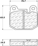 StopTech 08-11 Tesla Roadster Street Select Front Brake Pads