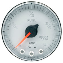 Load image into Gallery viewer, Autometer Spek-Pro Gauge Fuel Level 2 1/16in 0-270 Programmable Slvr/Chrm