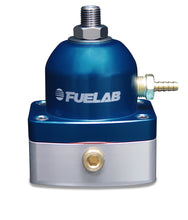 Load image into Gallery viewer, Fuelab 515 TBI Adjustable FPR 10-25 PSI (2) -6AN In (1) -6AN Return - Blue