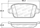 StopTech Street Brake Pads - Rear