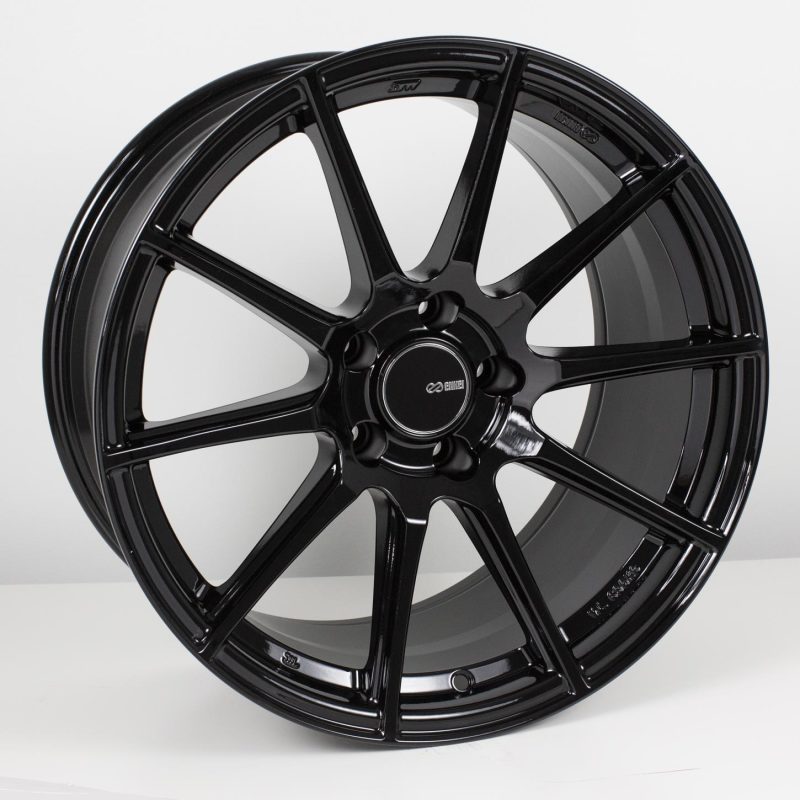 Enkei TS10 18x8.5 5x114.3 50mm Offset 72.6mm Bore Black Wheel