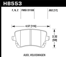 Load image into Gallery viewer, Hawk 07-11 Audi S6 HPS 5.0 Rear Brake Pads